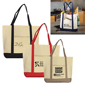 Sac fourre-tout réutilisable en toile tendance avec logo personnalisé, poches couleur bonbon, design vierge pour cadeaux de mariage, voyages, cadeaux de fête nuptiale - Product Image 1