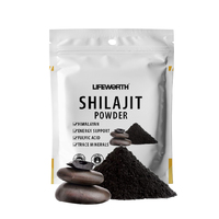 Poudre d'extrait de Shilajit de l'Himalaya Lifeworth avec zinc et acide fulvique, liquide oral, dose de 5 ml, flacon de 30 ml