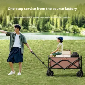 Keranjang Kemah luar ruangan langsung pabrik lipat portabel multifungsi Double-layer kain Oxford bingkai baja penuh 70x48x40cm - Product Image 3