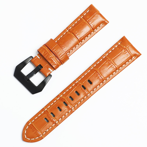 Bracelet de montre en cuir véritable de haute qualité, 20mm, 22mm, 24mm, 26mm, accessoires pour bracelets de montre Panerai - Product Image 5