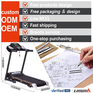 Lijiujiaスポーツ多機能屋内フィットネス1.75HPモーターランニングマシン家庭用電動トレッドミル - Product Image 3