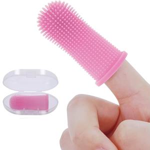 Spazzolino da Denti per Cani in Silicone, Spazzolino da Dito per la Pulizia dei Denti del Cane, Spazzolino da Denti per Cani OEM Colorato con Scatola Portaoggetti, Prodotti per Animali Domestici - Product Image 1