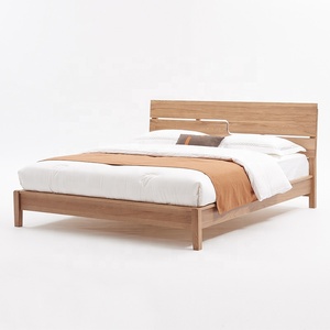 Juego de Cama Moderno de Madera Maciza de Fresno, Diseño de Hotel de Lujo, Fácil Montaje, Silencioso, para Apartamentos Ruidosos, Uso Comercial - Product Image 1