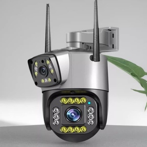 Hot-Bán Báo Động Thông Minh Phát Hiện Chuyển Động 360 Độ 4G Máy Ảnh Vandal-Proof Kép Lends Dome Phong Cách - Product Image 5