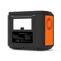 Générateur de centrale électrique portable robuste de 300W pour les chantiers de construction et les événements en plein air avec kit de roues