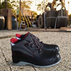 Botas de Seguridad de Alta Calidad con Puntera de Acero Anti-aplastamiento, Cuero Genuino, Protección Contra Pinchazos, Exportación <span class=keywords><strong>2026</strong></span>, Económicas - Product Image 6