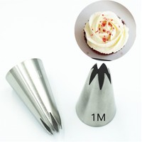 Mittelgroße Edelstahl-Spritztüllen für Zuckerguss, Blumen- und Rosenmuster, Gebäckdüsen für Cupcakes, Kekse und Tortendekoration