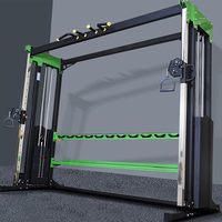 Poleas comerciales y equipo de fitness de máquina cruzada de cable de estaciones múltiples