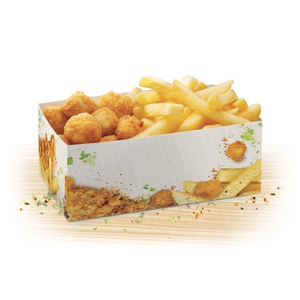 Scatola di imballaggio per Hamburger con scatola di Fast Food usa e getta in carta personalizzata confezione per Hamburger, confezione di patatine fritte - Product Image 3