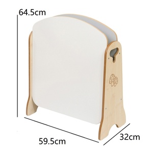 Tableau blanc et tableau noir magnétique double face pour enfants, chevalet autoportant - Product Image 4