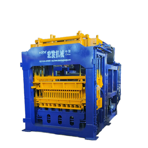 QT5-15 thủy lực tự động sản xuất gạch 220V PLC + Hộp số điều khiển cát khuôn tro bay rỗng khối dây chuyền sản xuất - Product Image 1