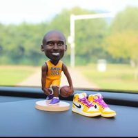 Figurines Bobblehead 3D en résine de stars du basketball, décoration d'intérieur, vente chaude, personnalisées, art populaire européen, statue sportive YX
