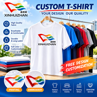 Impression personnalisée de t-shirts, broderie, logo personnalisé, t-shirt en coton et polyester, vêtements promotionnels, uniforme d'événement, vêtements personnalisés
