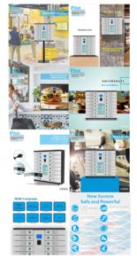 ตู้เก็บของอิเล็กทรอนิกส์โทรศัพท์มือถือตู้เก็บของอัจฉริยะห้องออกกำลังกายโรงพยาบาล - Product Image 6