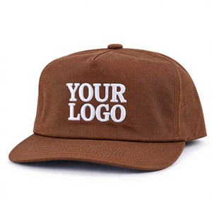 Casquette de baseball personnalisée OEM ODM à 5 panneaux, 100 % coton sergé, respirante, imperméable, sans couture, unisexe, réglable, quatre tailles - Product Image 1