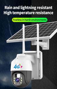 Cámara DE SEGURIDAD Cámara doméstica inalámbrica para interiores con panel solar 3MP 360 Visión nocturna WiFi Audio bidireccional - Product Image 2