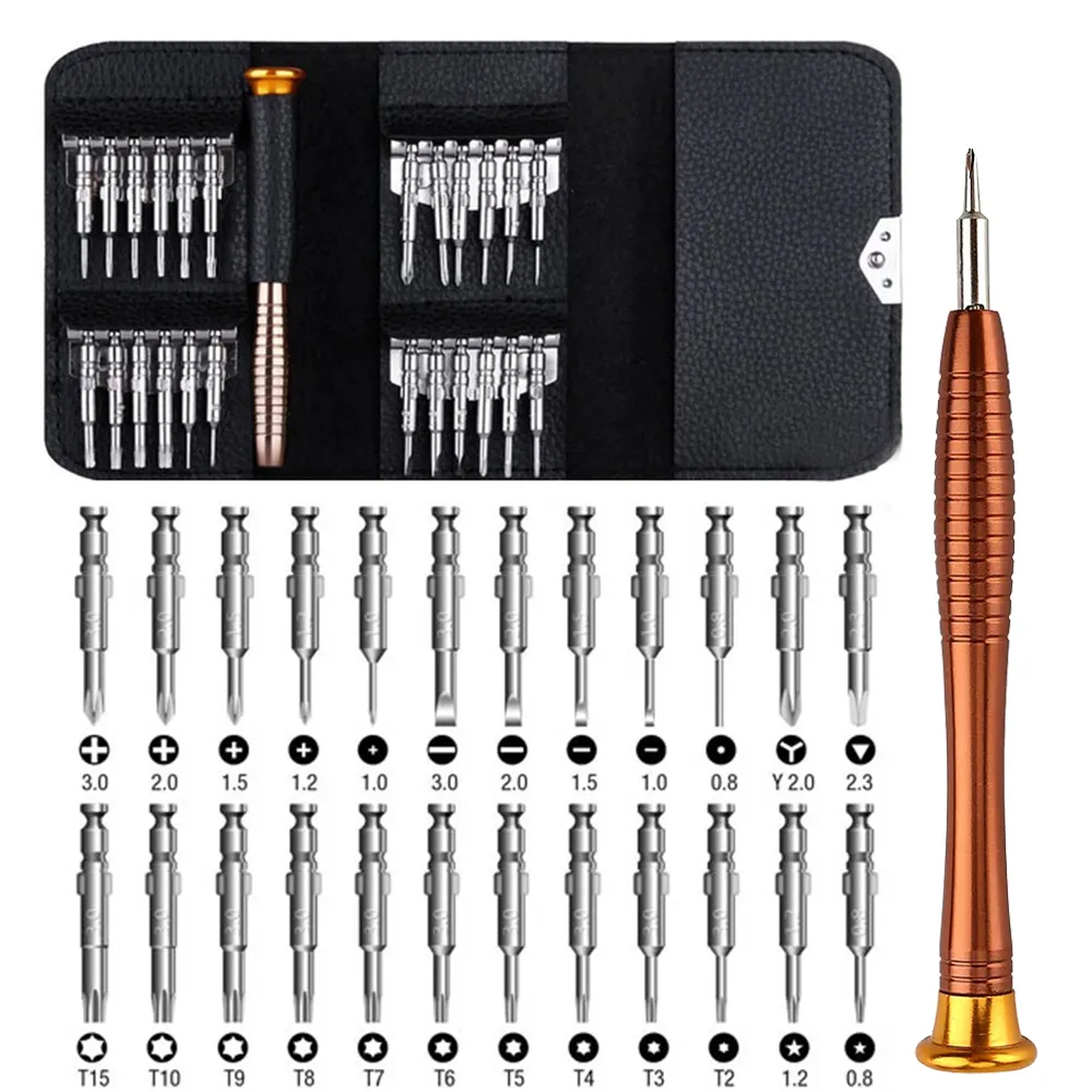 25 in 1 small precision manual screwdriver kit industrial repair kit
