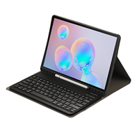 Casing Tablet Keyboard BT nirkabel, casing untuk Samsung Tab S8 ultra Plus S7 A8 A7 dengan pemegang pena
