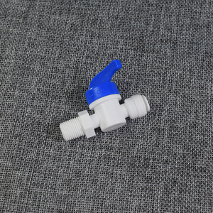 Vanne à boisseau sphérique en plastique, filetage externe 1/4 po, interrupteur de commande de filtre à eau pour machine à eau pure - Product Image 2