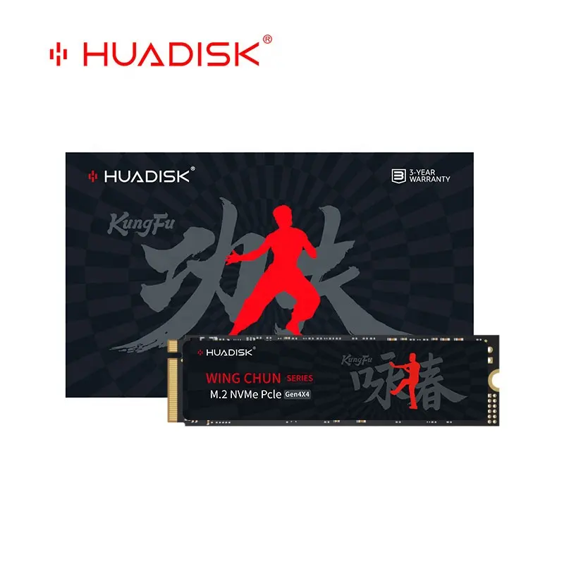 سعر SSD رخيص M.2 NVMe PCIe من المصنع HUADISK SSD GB مع فلاش TCL للاعبين