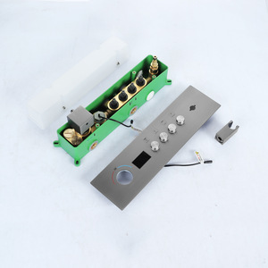 Disixindi - Conjunto de Ducha con Cuerpo de Válvula de Cobre, Pantalla Digital y Válvula Mezcladora Oculta V 020PG - Product Image 1