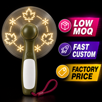 Ventilateur LED d'automne avec message personnalisé, logo saisonnier, ventilateur lumineux portable pour festival d'automne, promotion de marché extérieur, événement, cadeau promotionnel