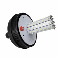 LED-Warnleuchte, Rundumleuchte, Notfall-Stroboskoplicht für LKW und Traktoren, Bernsteinfarben, Hochintensiv, 360°-Stangenmontage, Wasserdicht