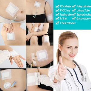 Balutan luka steril medis dan bahan perawatan/perban luka non-woven berperekat - Product Image 2