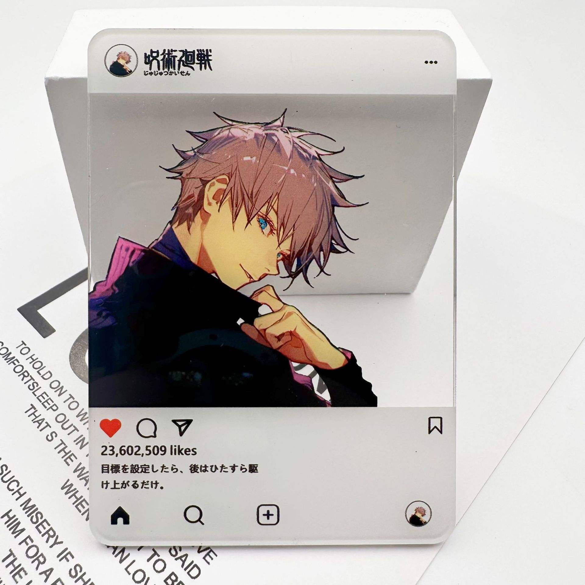 Ryomen Sukuna Acrylic Table Stands Collectible Anime Figurines