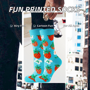 Calcetines de Algodón Transpirables de Verano, Calcetines Casuales con Diseño Divertido para Hombres, Mujeres y Niños, Fabricante OEM - Product Image 2