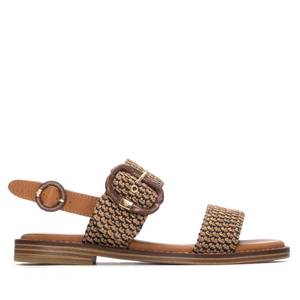 Carmela Women's <b>Flat</b> Sandal Leather 2 Cm Heel Size 40 - Product Image 1