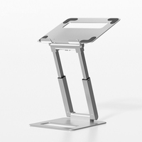 Support universel réglable pour ordinateur portable en alliage d'aluminium robuste, compatible avec les ordinateurs portables jusqu'à 17 pouces