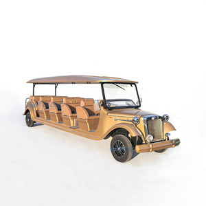 Vente en gros usine – Voiture électrique vintage dorée à 5+1 rangées, grande capacité, design unique de haute qualité, prix abordable - Product Image 1