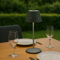 Lampe de table à LED d'extérieur moderne portable pour lire la veilleuse rechargeable avec chevet à piles sans fil
