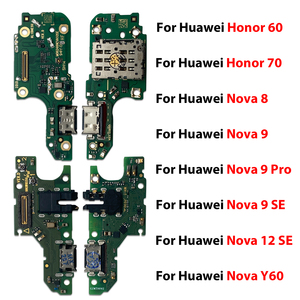 Conector de Puerto de Carga para Huawei <span class=keywords><strong>Honor</strong></span> 60 70 Nova <span class=keywords><strong>8</strong></span> 9 9 Pro 9 SE 12 SE Y60 Y61 Y70 Y71 Y72, Base de Carga, Flex de Puerto de Carga - Product Image 2