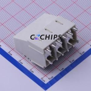 KFB-1016-10.16-3P Screw Terminal Block Through hole Component (THT),P=10.16mm Connector 1x3P 10.16mm Gray Through Hole - Product Image 2