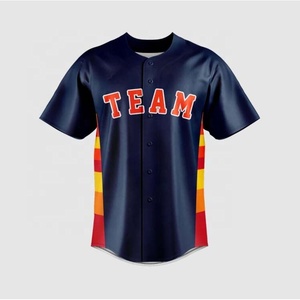 เสื้อเบสบอล OEM ขายส่ง PIHA SPORTS PS-RG-9 แบบเปล่าสำหรับทีมชาย ออกแบบโลโก้ได้เอง ผลิตจากโพลีเอสเตอร์ ออกแบบเองได้ คอวี - Product Image 6