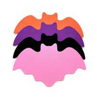 Tapis d'alimentation pour animaux de compagnie en feutre pour Halloween, antidérapant, imperméable, facile à nettoyer, résistant à l'humidité