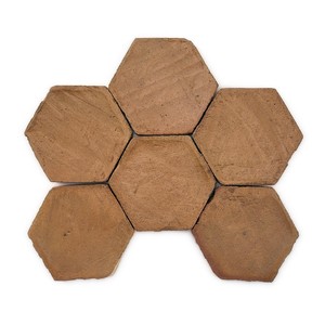 Piastrelle Esagonali Chroma Terre 10cm in Terracotta per Decorazione Pavimenti e Pareti - Product Image 1