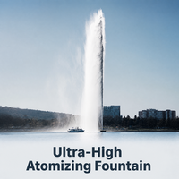 Fuente de Chorro de Agua LISHI Super High Jet para Plazas Urbanas, con Opción de LED RGB, Control DMX512 PLC, Suministro Directo de Fábrica B2B para Proyectos