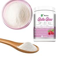 Poudre de collagène Gluta Glow avec biotine et vitamine C pour la peau, les cheveux, les ongles, le métabolisme et le contrôle de la cellulite, poudre Gluta Glow pour adultes