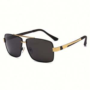 Gafas de Sol Cuadradas con Marco de Aleación para Hombre, Estilo Retro 2022, Polarizadas UV400, para Conducir - Product Image 6