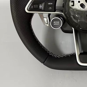 Avec bouton de démarrage R8 et volant en cuir semi-perforé pour <span class=keywords><strong>Audi</strong></span> A3 A4 A5 A6 C7 C8 Q3 Q5 Q7 4L SQ5 SQ8 TTRS - Product Image 3