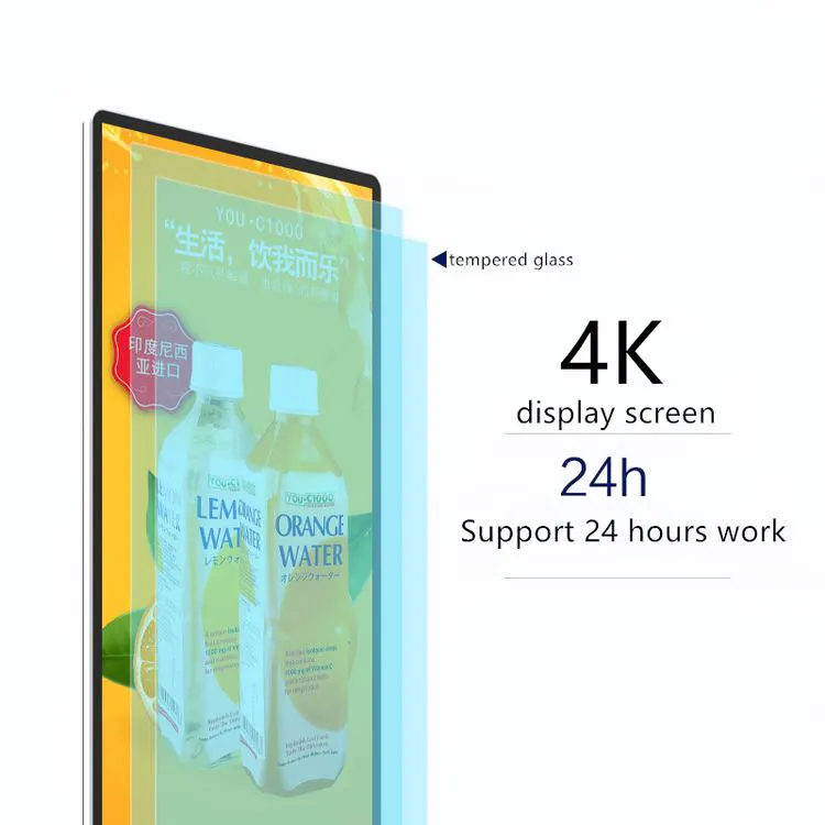 Nouveaux Produits Écran Tactile Écran 4k Écran Tactile 55 Pouces Moniteur avec Support