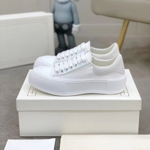Zapatos de plataforma de lona de marca de lujo para hombre al por mayor, zapatillas deportivas de alta calidad para caminar - Product Image 1