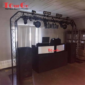 Bàn Giàn Dj Di Động Với Khung Chiếu Sáng Dj Hình Tam Giác Bằng Nhôm - Product Image 5