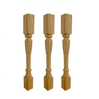 Balustres en bois pour escalier intérieur de conception spéciale et coude de main courante Béton décoratif acrylique pour la décoration de villa et de maison