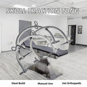 Pinzas de tracción para cráneo Gardner Wells, de acero en forma de U, manuales, con certificación CE, instrumento ortopédico, instrumentos quirúrgicos veterinarios - Product Image 2