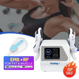 Ems Fat Burning 7 Tesla 4 handles Body Sculpting Muscle Stimulation Salon Non Invasive Muscles Training Slimming device