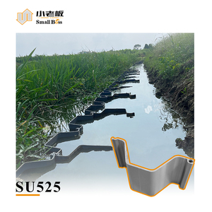 SU525 masa servis 50 + tahun PVC lembaran plastik dinding penahan tumpukan dan perlindungan Bank Sungai - Product Image 1